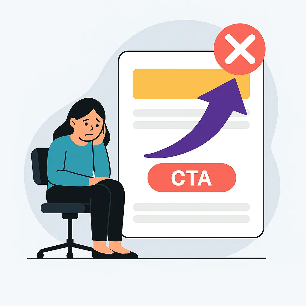 common problems with landing pages that do not convert
